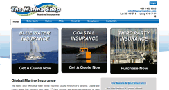 Desktop Screenshot of marine-insurance.co.nz